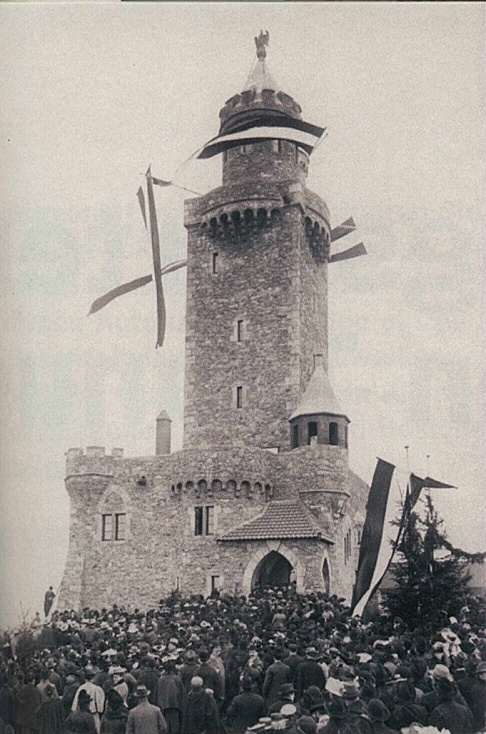 Die Einweihung des Turmes 1902