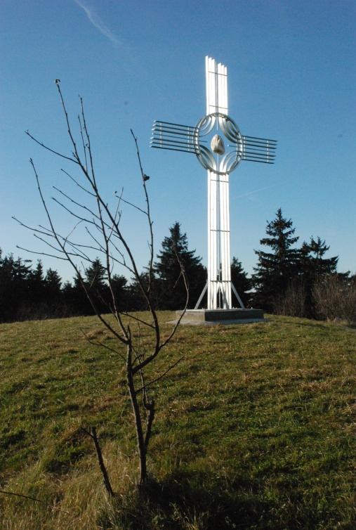 Das neue Gipfelkreuz am 15. November 